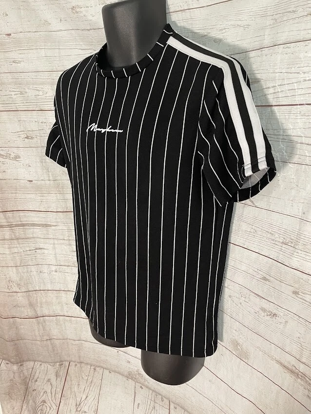 black and white vertical striped t shirt mens