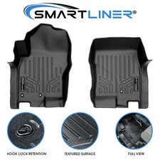 SMARTLINER Custom Fit Floor Mats 1st Row Liner OEM TPE 2008-2021 Nissan Frontier