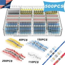 Solder Seal Heat Shrink Wire Connectors Butt Terminals Kit Waterproof Wholesale