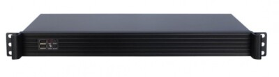1HE /1U 19'' Short Rack Server Barebone, Intel Cel. QuadCore, 8GB RAM, Fanless