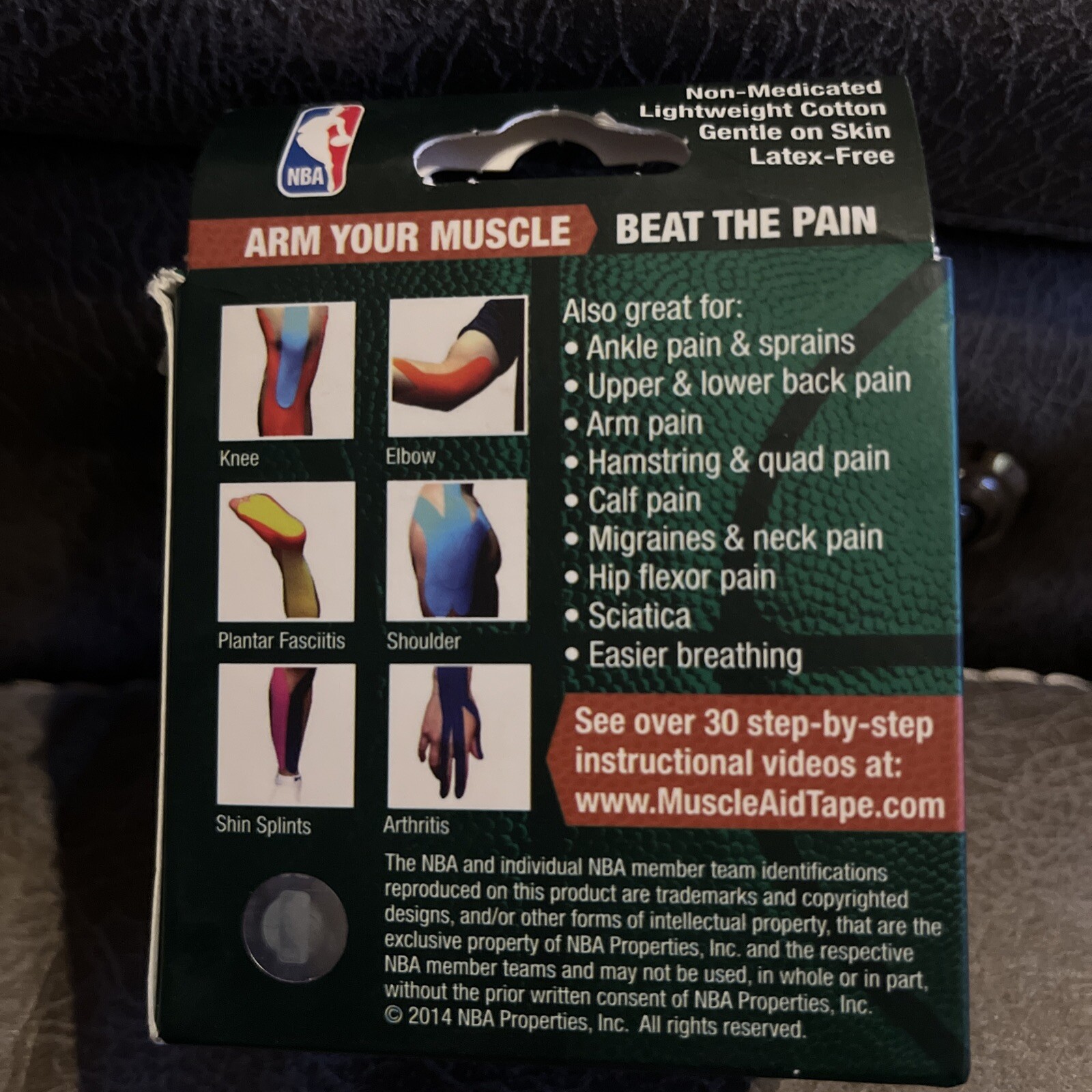 Boston Celtice Muscle Aid Tape