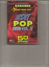 Karaoke CHARTBUSTER 5148 KARAOKE 3 CD G DISC SET 2011 POP HITS VOL. 2 50 SONGS