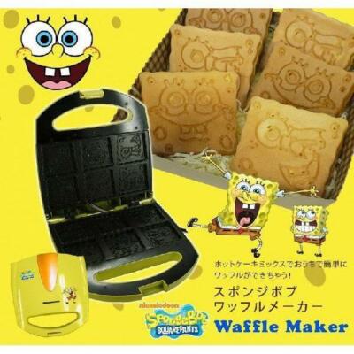 Spongebob Waffle Maker Home Kitchen Resin Aluminum Yellow | eBay