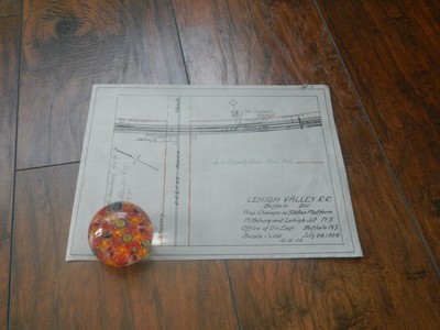 Mixed Lots - 1924 Railroad Map