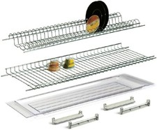 Kit Scolapiatti incasso in metallo - per pensili da 60 - 80 - 90 cm