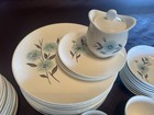 Antique Mid Century Modern Dinnerware Set. Excellent Steubenville 46 Piece Set