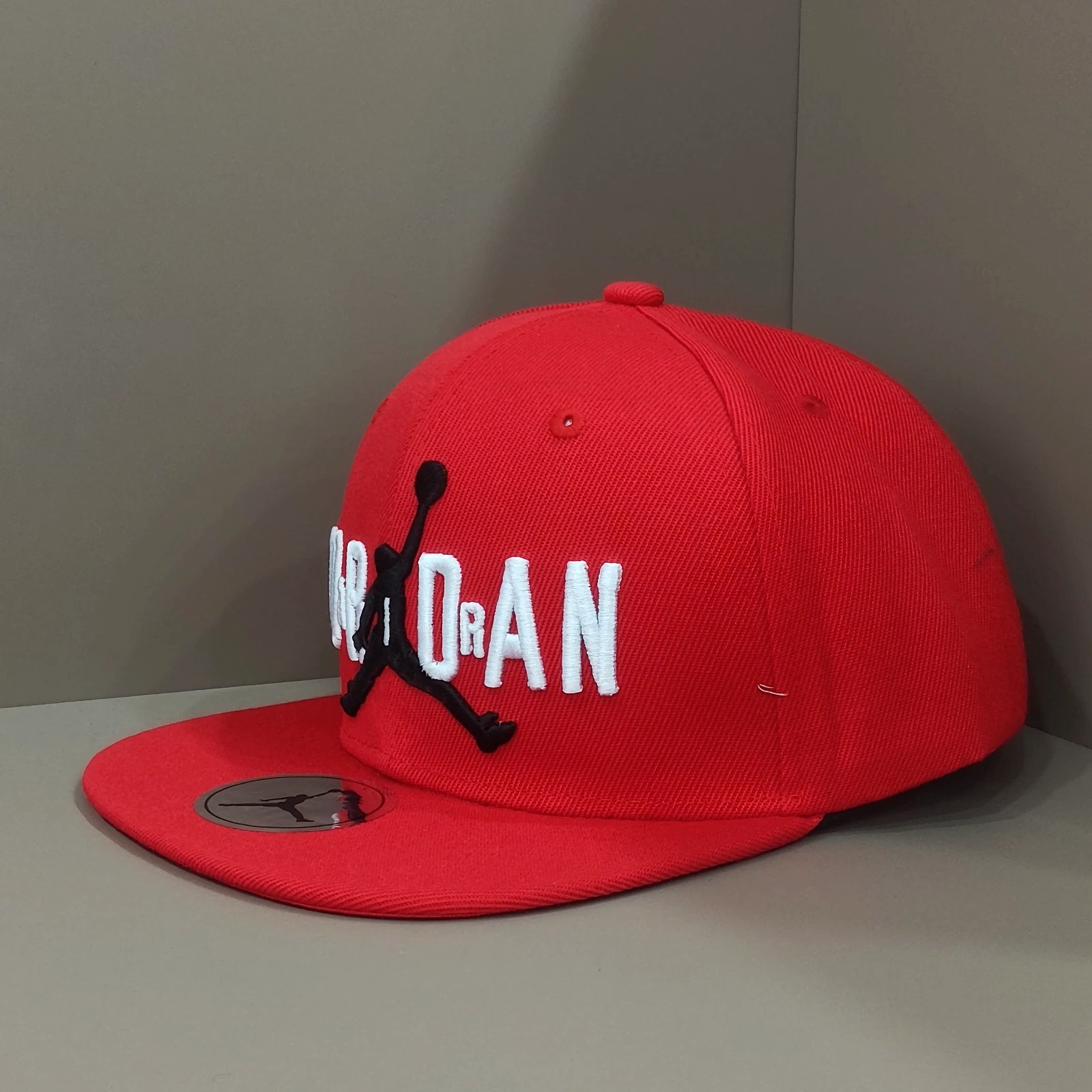 Jordan Outdoor Black Label Embroidered Red Flat Brim Hat Adjustable
Opens in a new window or tab