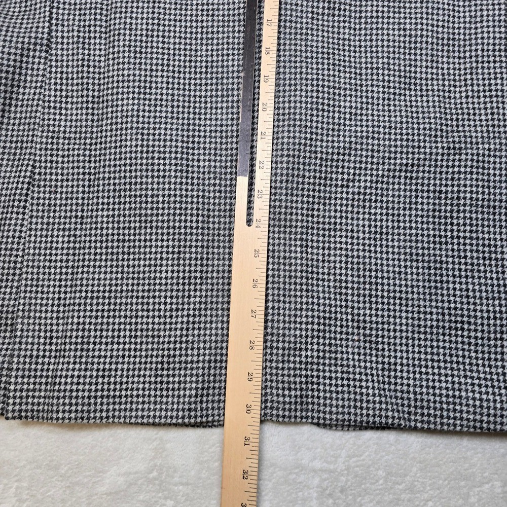 Tommy Hilfiger Houndstooth Sport Coat Mens 42L Light Grey Black Wool $375 NEW thumbnail 9