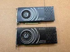 LOT OF 2 EVGA NVIDIA e-GeForce 9800GT 512-P3-N973-TR 512MB