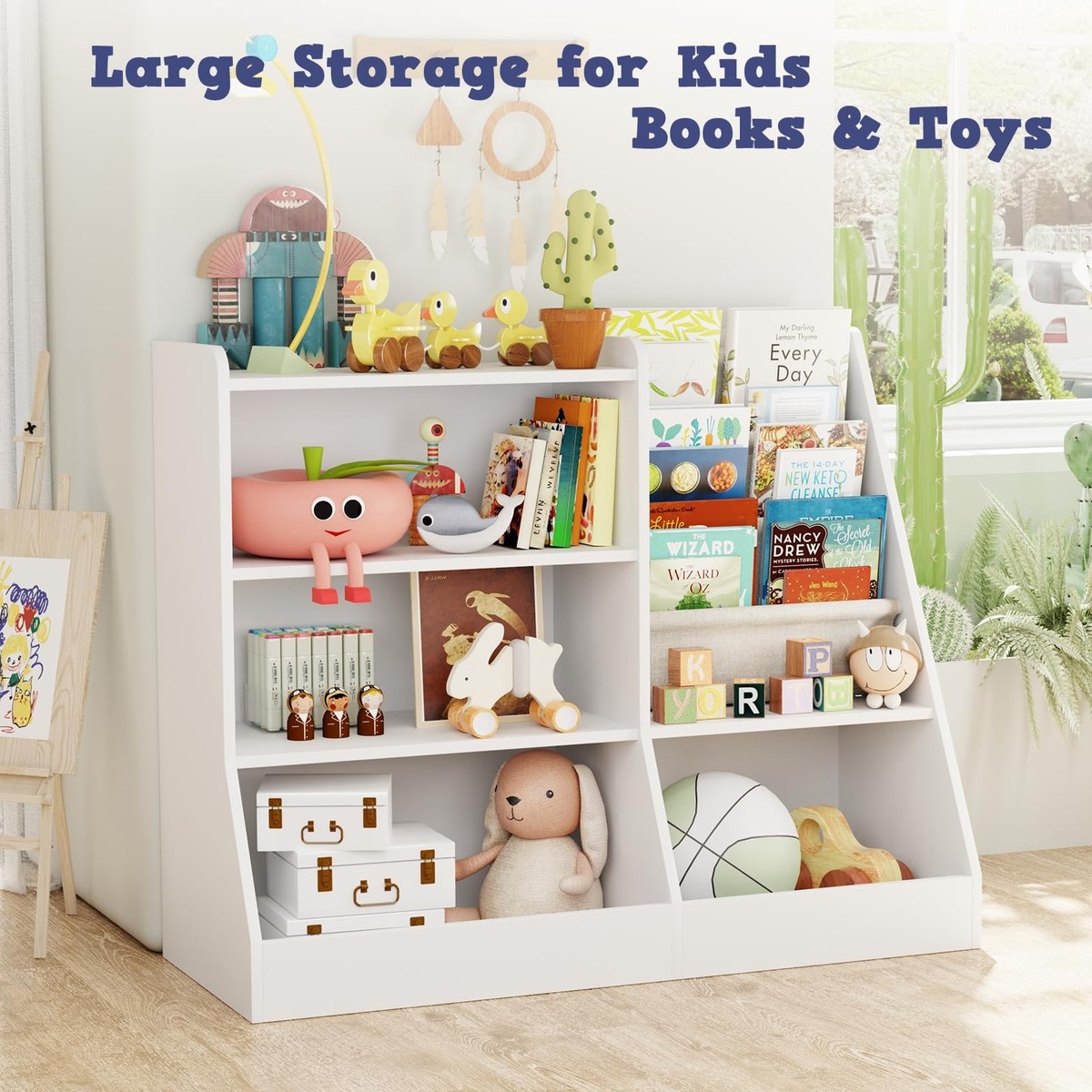 Floating Shelves QimCoor Nursery Book Shelves Set Of 2,