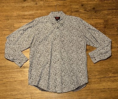 Rock&Roll Denim Mens Patterned Dress Shirt