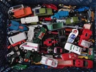 ORIGINAL VINTAGE DIECAST TOY LARGE JOB LOT CORGI JUNIORS HUSKY CARS TRUCKS etc