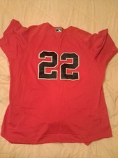 Mississippi Braves AA Game Worn USED Jersey #22 Atlanta Braves MILB Sz 52