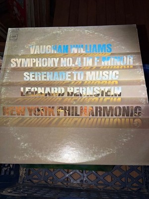 Vaughan Williams Symphony No.4 LP Record 1960 Columbia Classical 33 RPM