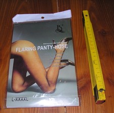 1 Paar Mädchen Damensstrumpfhosen,  Größe L  XXXL,  schwarz, Netz