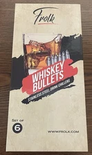 Whiskey Bullets Stainless Steel Drink Chillers Set of 6 - Gift Set