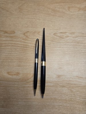 Scheaffer Pencil And Desk Pen Black And Gold