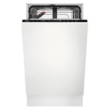 AEG Series 7000 GlassCare Integrated Slimline Dishwasher - D-Rated Bla FSB73427Z