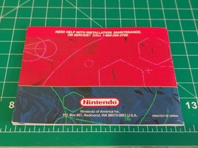 Nintendo Virtual Boy Red Alarm Manual Only