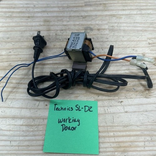 Technics SL-D2 Turntable Parts - Power Transformer And Cable