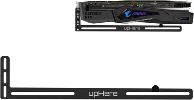 upHere Graphics Card GPU Brace Support Video Sag GL05 Black Holder 
