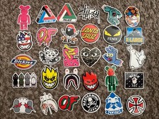 Lot Of 60 Vintage Skateboard Stickers.brand New