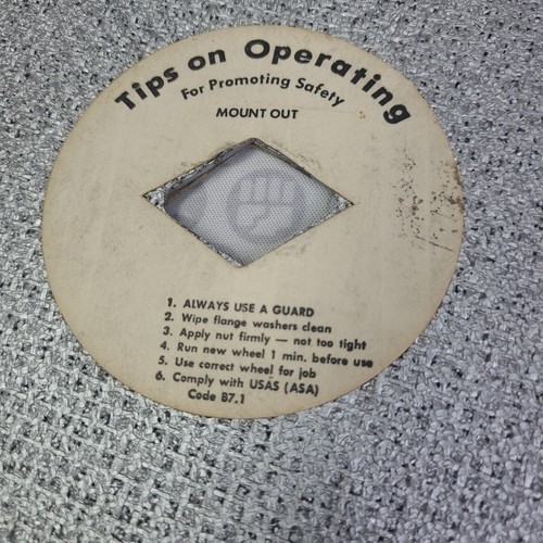 Master Mechanic Masonry Wheel 8" inches Reinforced Cut Off Professional UN-USED! - Picture 5 of 6