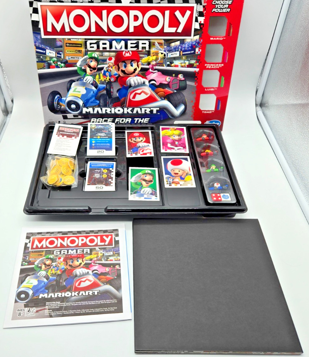 R Mario Kart Board Game 2018 Nintendo Complete