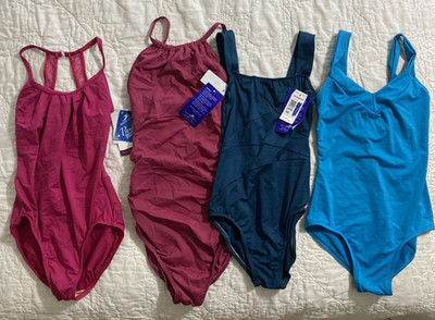 Lot of 4 (029) - Women's New Motionwear & Natalie Leotards, Small