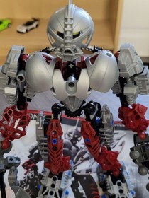 LEGO Bionicle 8733 Axonn Complete Titan Warrior READ DESCRIPTION