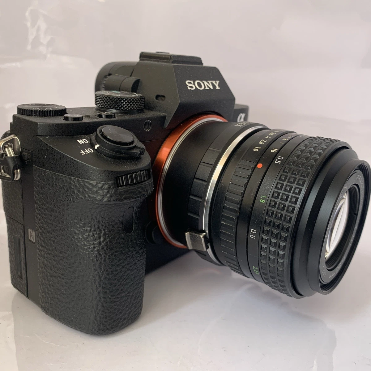 Lente sin espejo Sony E Mount 50 mm/80 mm F1.8 compatible con marco completo NEX 5N NEX 7 3000 A7