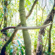 Custom Handmade Carbon Steel Blade Viking Machete Sword | Hunting Sword Camping