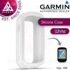 Garmin Silikon Schutzhülle│für Edge 830 - Bundle GPS Fahrradcomputer│Weiß