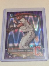 Trsvis Bazzana 2025 Bowman Chrome #BCP-13 Purple Lava Refractor #161/250 Guards