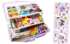  Complete Craft Supplies Set, 1500 Pieces, DIY Creative Arts,Travel Friendly, 
