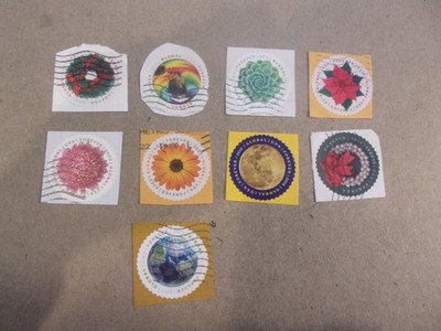 USA Used, 2013-22, 9 Different Global Forever Stamps.