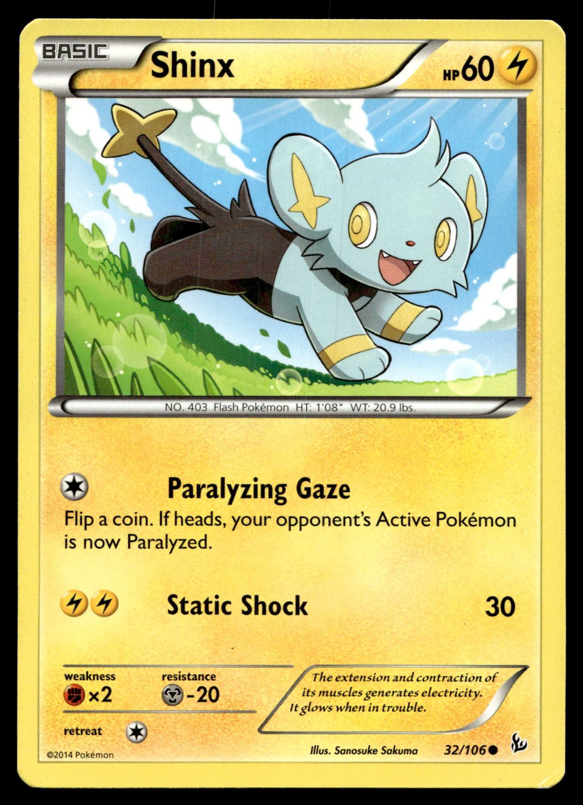 Shinx 32/106 - Pokemon XY - Flashfire - MP