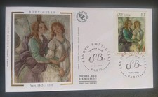 Enveloppe Premier 1er jour Timbre Sandro Botticelli N° 3301 Obl Paris 2000