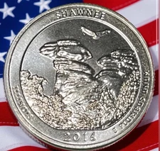 2016 P Shawnee National Forest Quarter 🥾🌲 Circulated | Collectible Coin