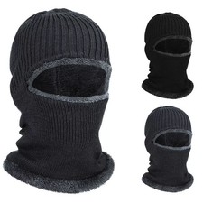 Balaclava Ski Full Face Mask Windproof Fleece Neck Warm Winter for Cold Weather