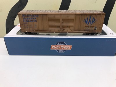 Athearn Ho Scale NAR Northern Alberta Railways 50' FMC DD Boxcar #050133  RTR