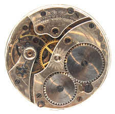 1913 WALTHAM POCKET WATCH MOVEMENT 19132787 GRADE 115 0s 15j RB2