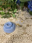 Vtg 1990s Grandma Core Goose Hurricane Candle Holder “Friendship Warms The Heart — photo 3