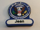 Vintage President Of The United States "Jean" Rubber Refrigerator Magnet — photo 1