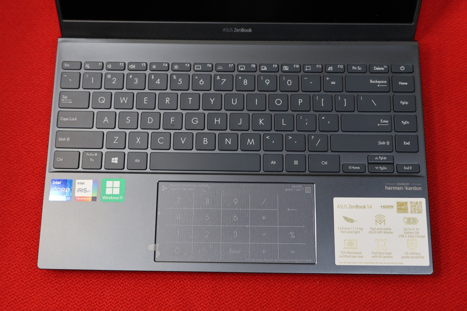 ASUS ZenBook 14, 14-Inch Laptop, with i7-1165G, Windows 11 Home