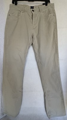 BOGGI Milano Mens Tan Button Fly Demin Jean Pants Size 33x32