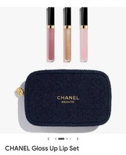 NIB Chanel Gloss Up Holiday 2025 Lipgloss Trio Gift Set W/ Pouch