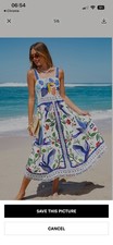 CupShe Tropical Maxi Dress Medium New With Tag