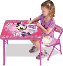 Minnie Mouse Toddler Table Chair Set 24-48 Months Includes 1 Table 1 Chair