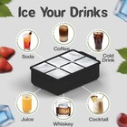 Large Silicone Ice Cube Tray (2-Pack), Easy Release 2" Big Ice Cubes, Stackable — photo 6